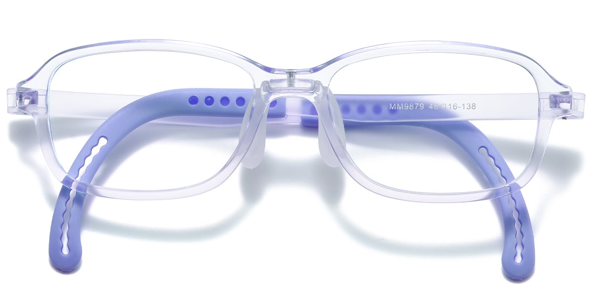 Kid's Rectangle Frame translucent-blue