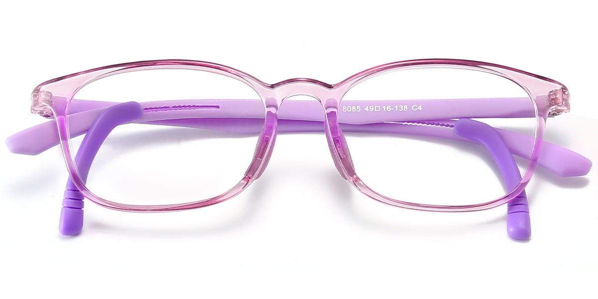 Kid's Square Frame translucent-purple