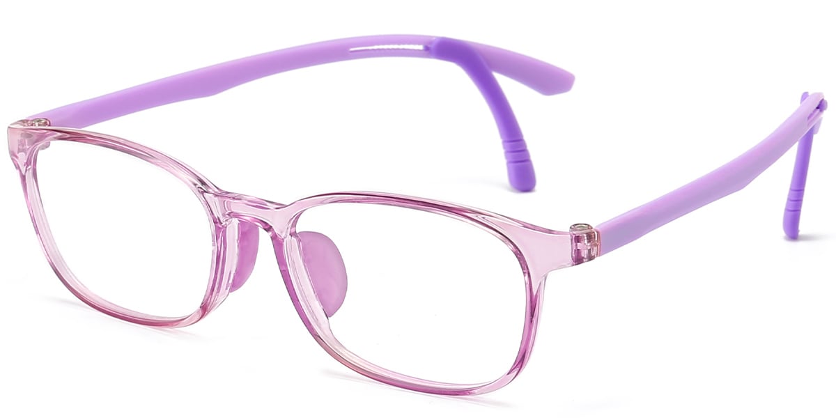 Kid's Square Frame translucent-purple