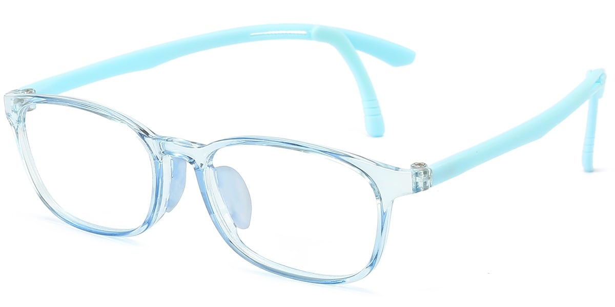 Kid's Square Frame translucent-blue