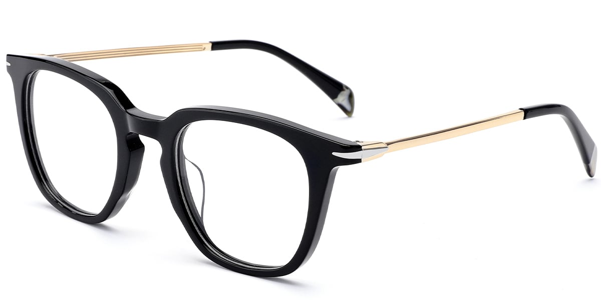 Acetate Square Frame bright_black