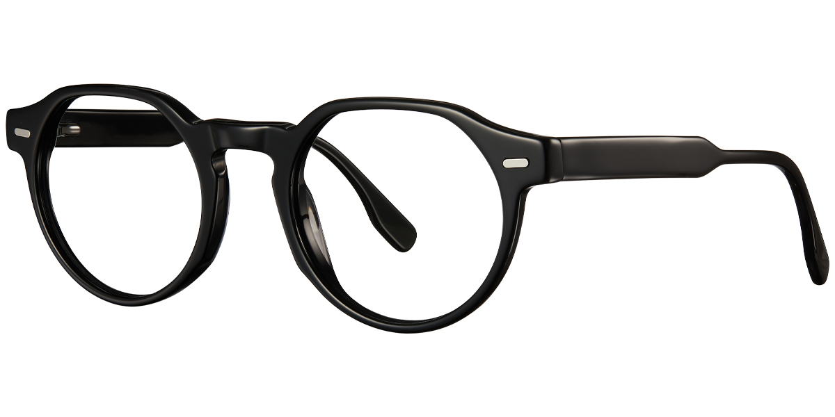 Acetate Geometric Frame bright_black