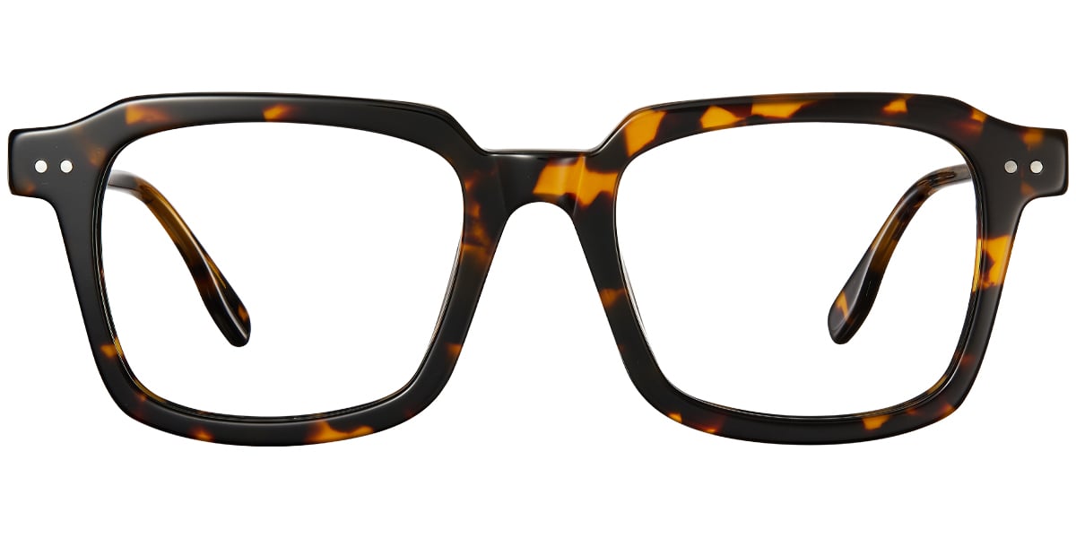 Acetate Square Frame tortoiseshell