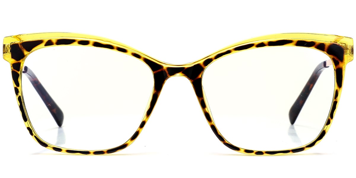 Square Frame pattern-tortoiseshell