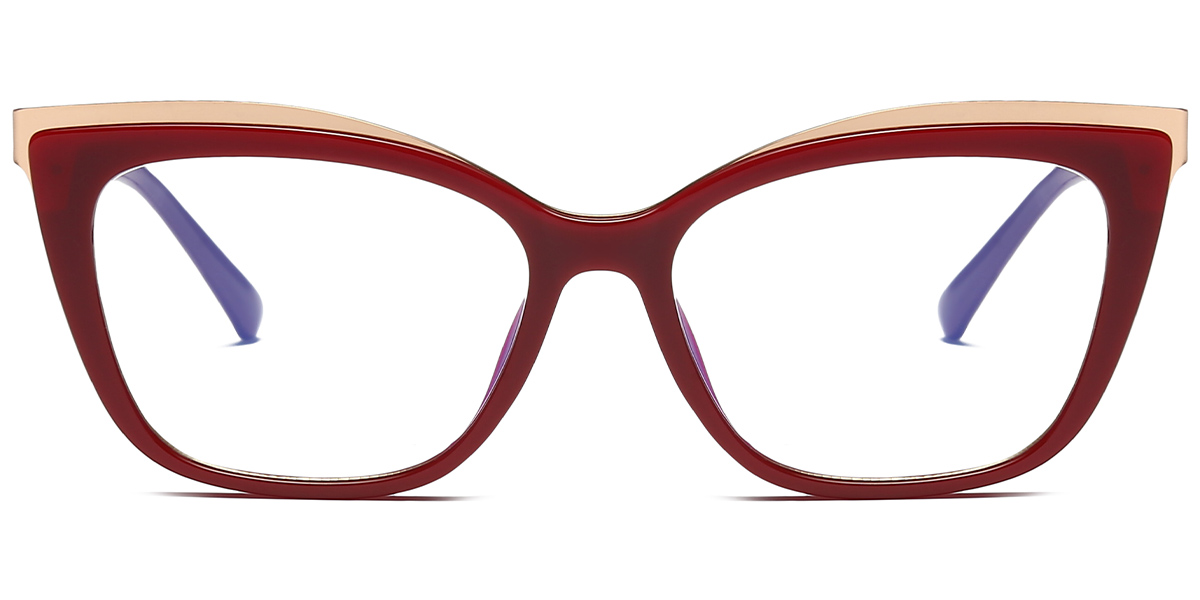 Cat Eye Frame red