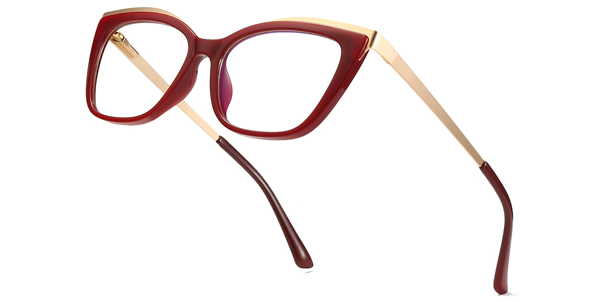 Cat Eye Frame red