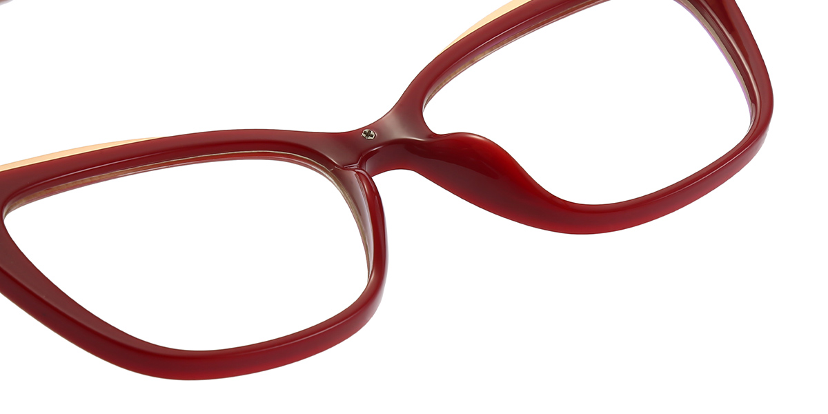 Cat Eye Frame red