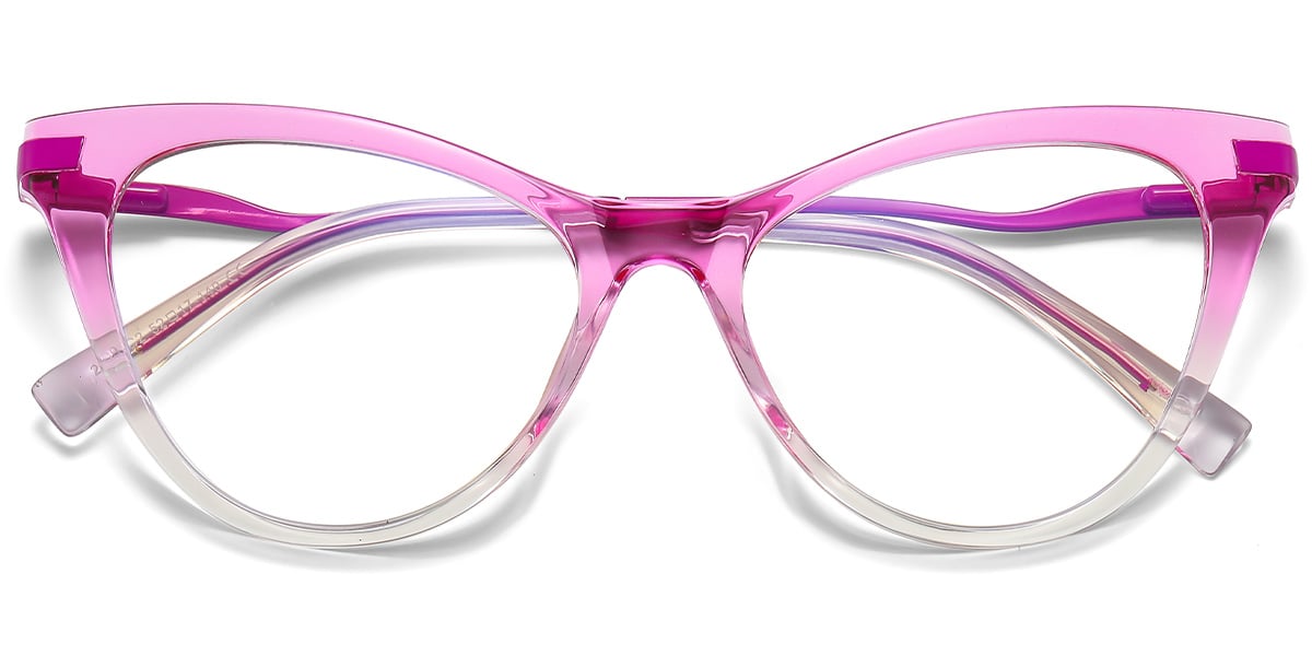 Cat Eye Frame gradient_rose