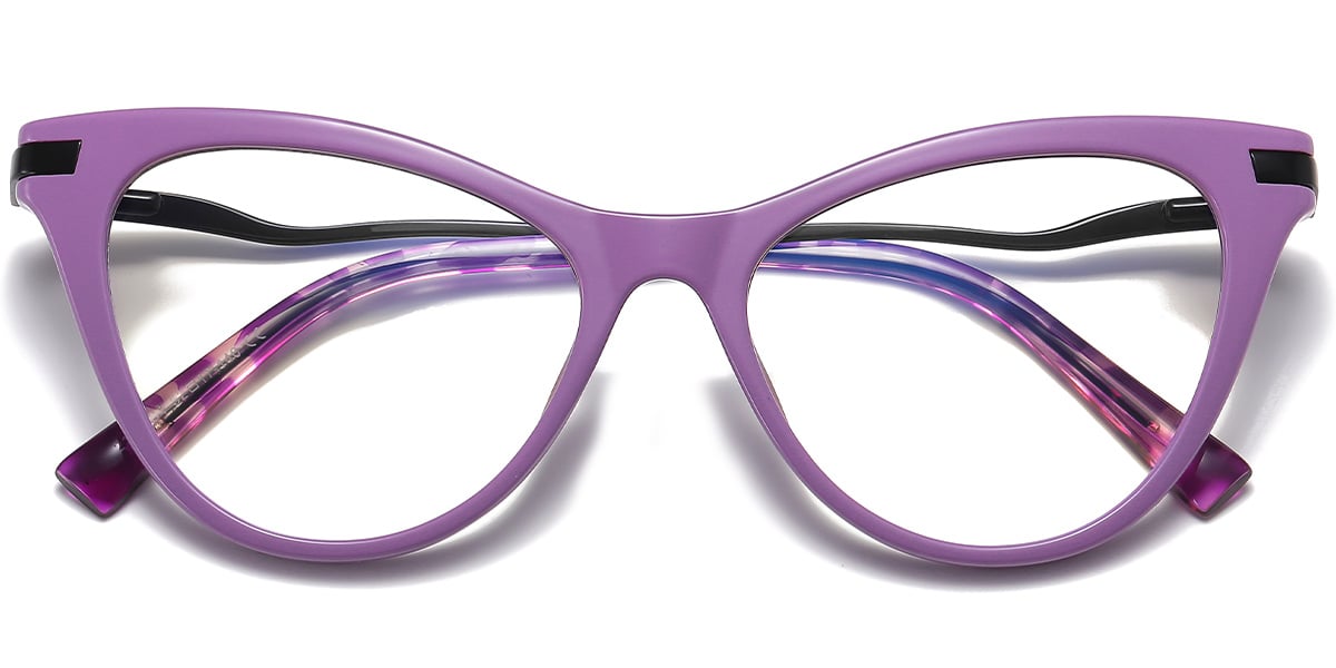 Cat Eye Frame purple