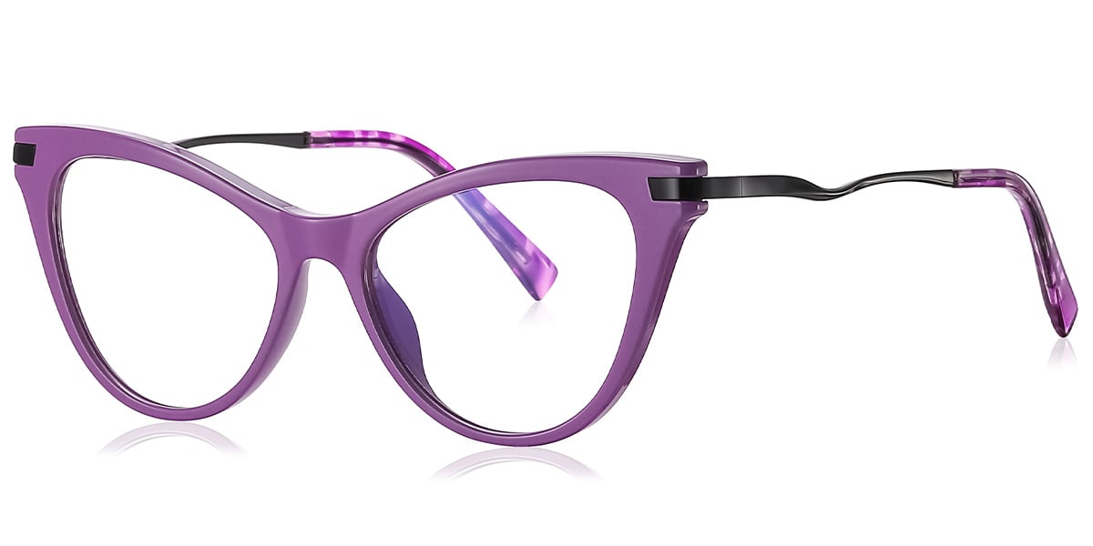 Cat Eye Frame purple