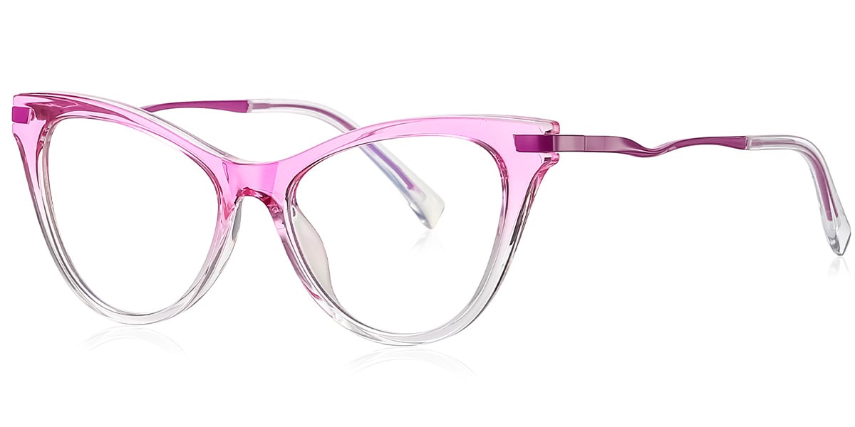 Cat Eye Frame gradient_rose