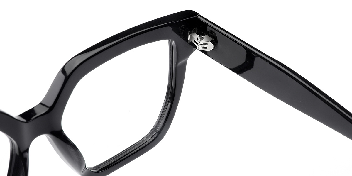 Acetate Square Frame black