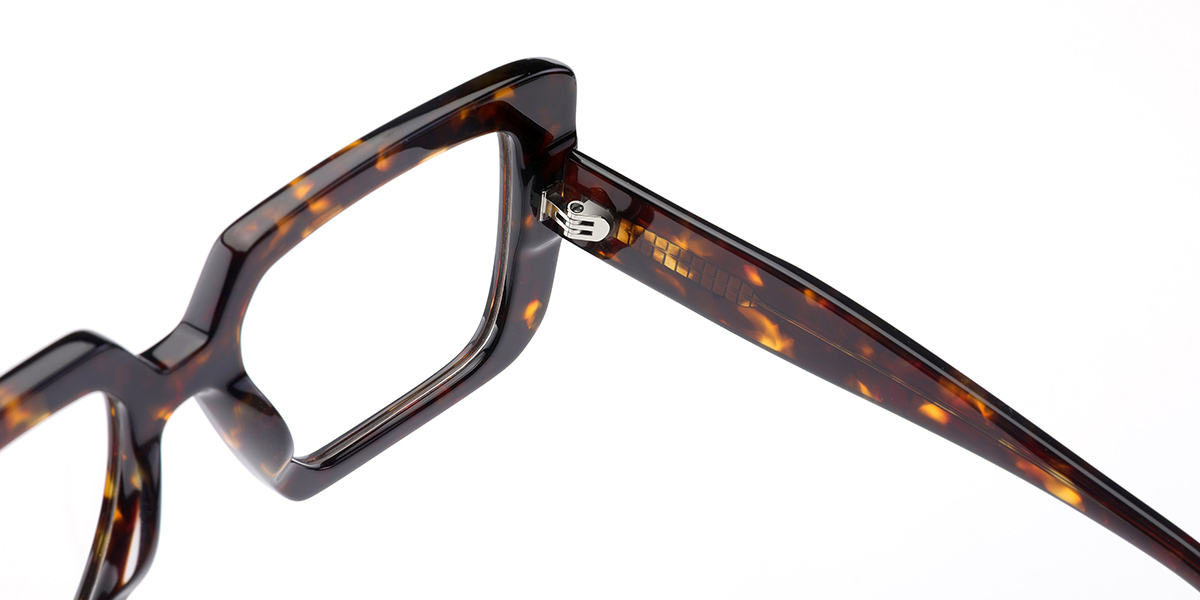 Acetate Square Frame tortoiseshell