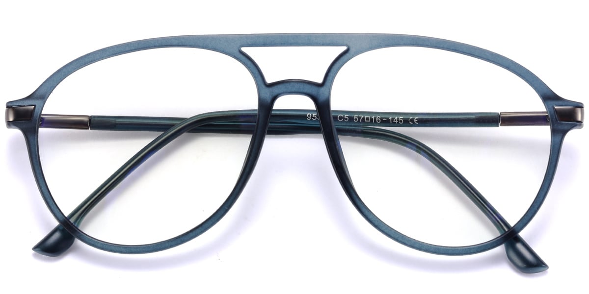 Aviator Frame translucent-blue