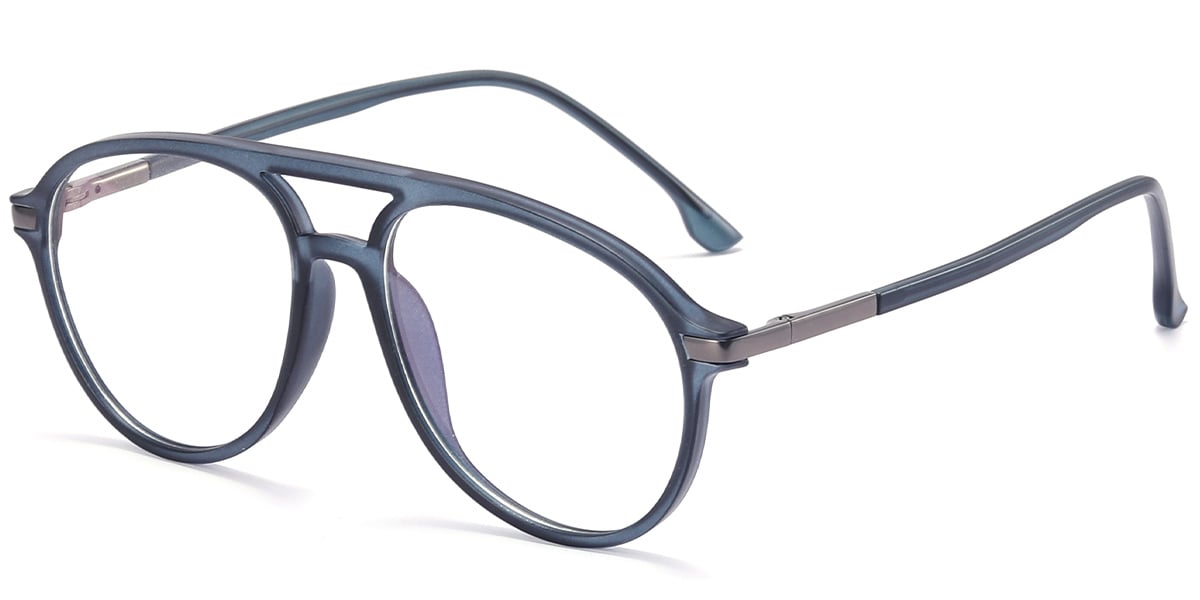 Aviator Frame translucent-blue