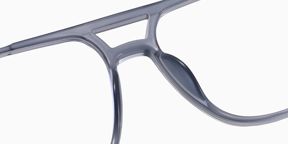 Aviator Frame translucent-blue