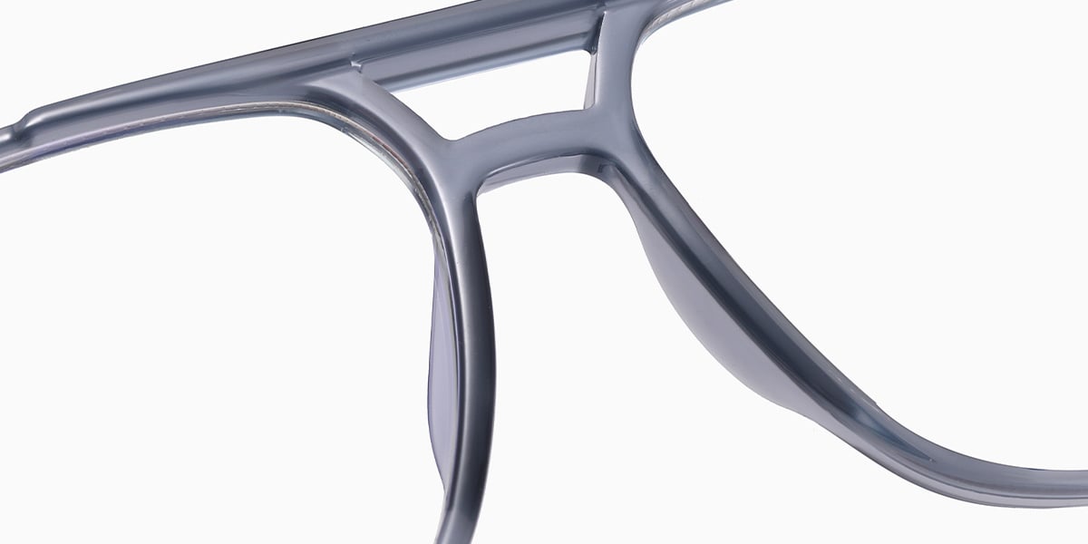 Aviator Frame translucent-blue