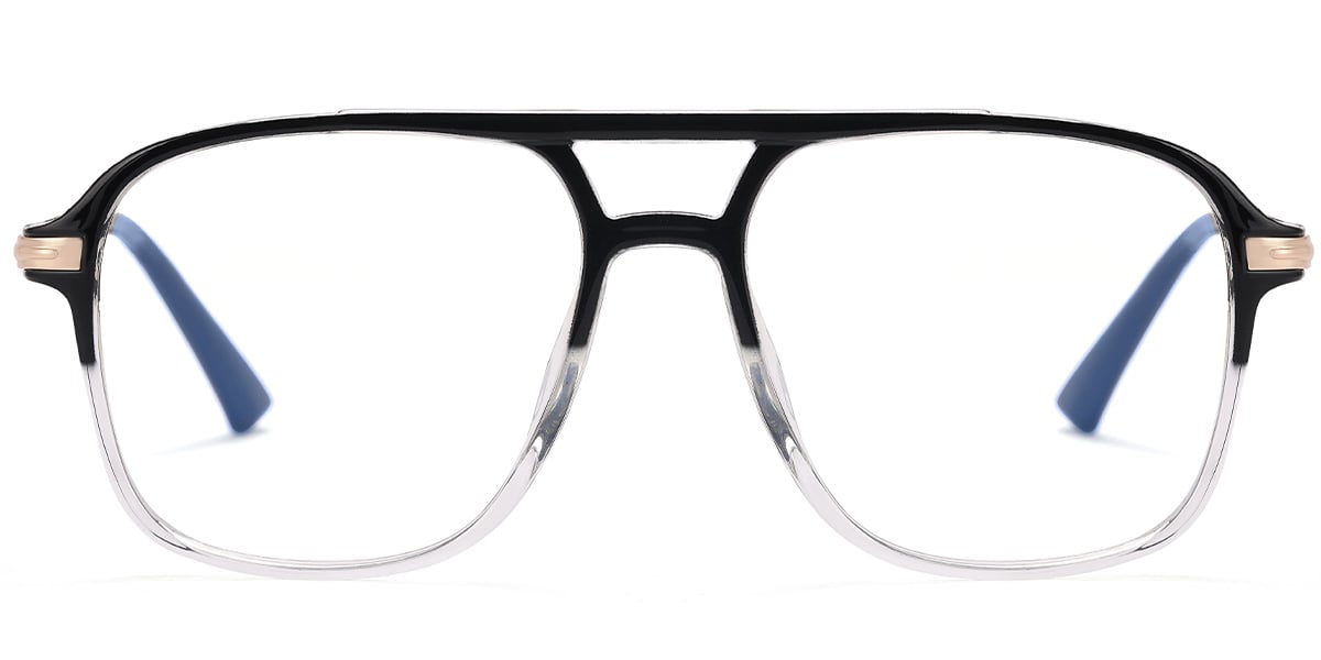 Aviator Frame pattern-black