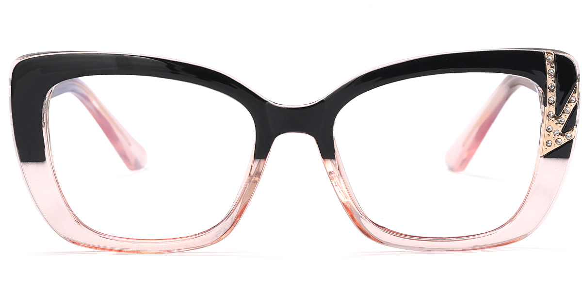 Square Frame black-pink