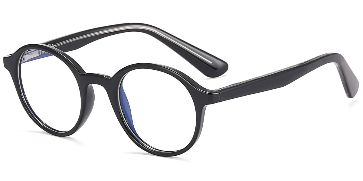 Kid's Round Frame black