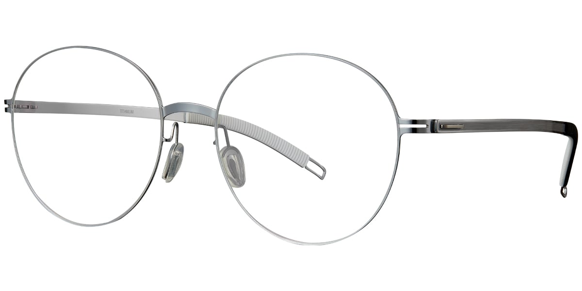 Titanium Round Frame silver