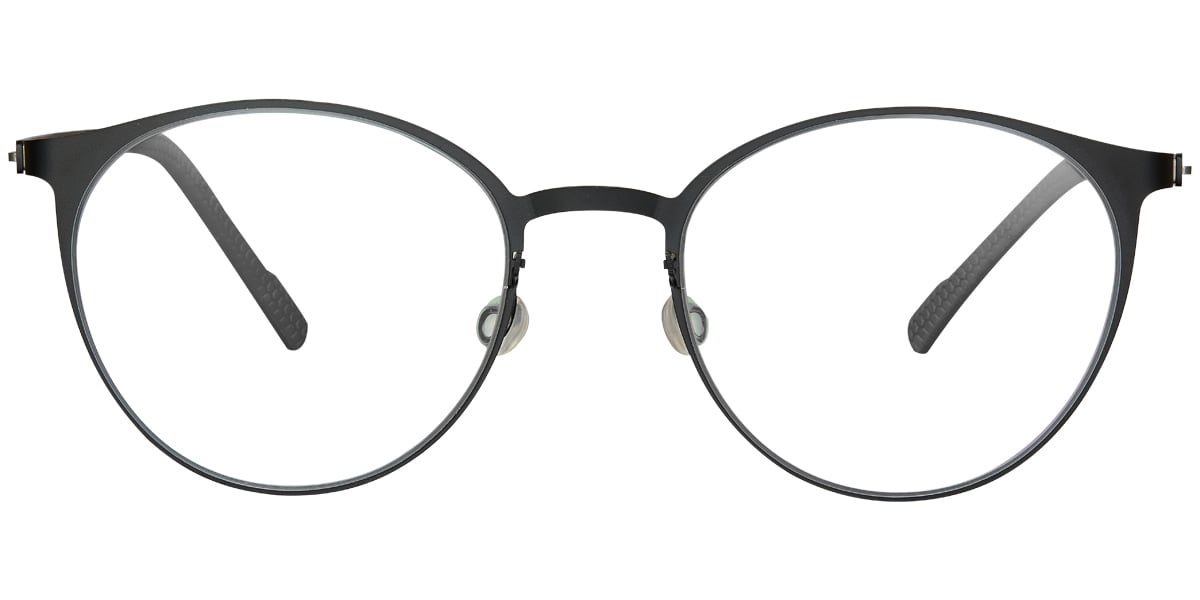 Titanium Round Frame black