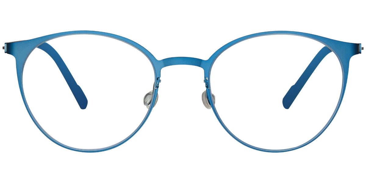 Titanium Round Frame blue