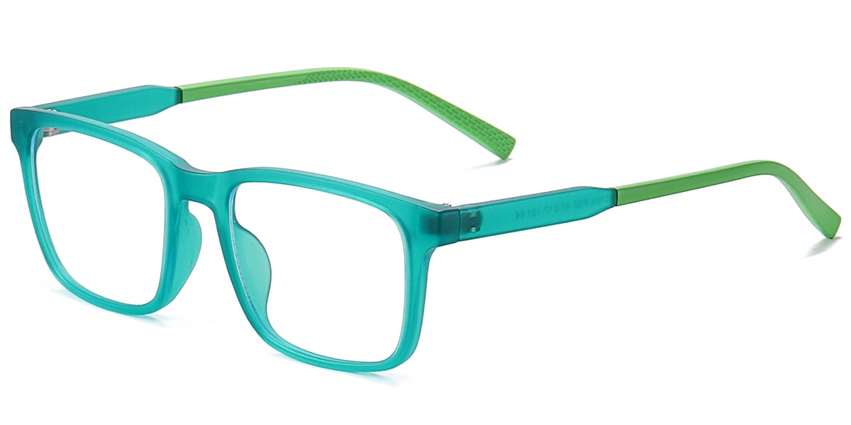 Kid's Square Frame translucent-green