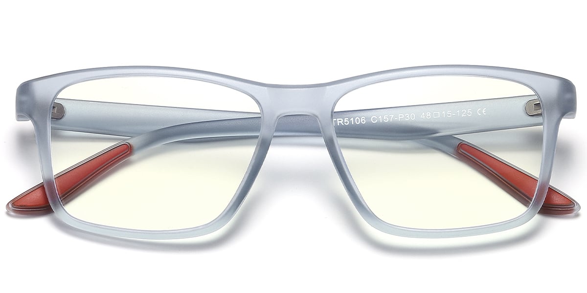 Kid's Square Frame translucent-grey