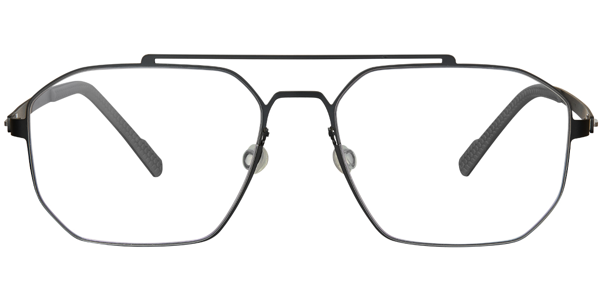 Titanium Aviator Frame black