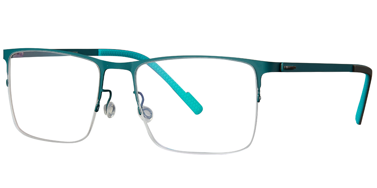 Titanium Square Frame green