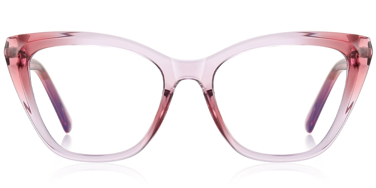 Cat Eye Frame gradient_pink