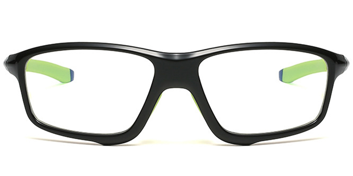 Square Frame black-green