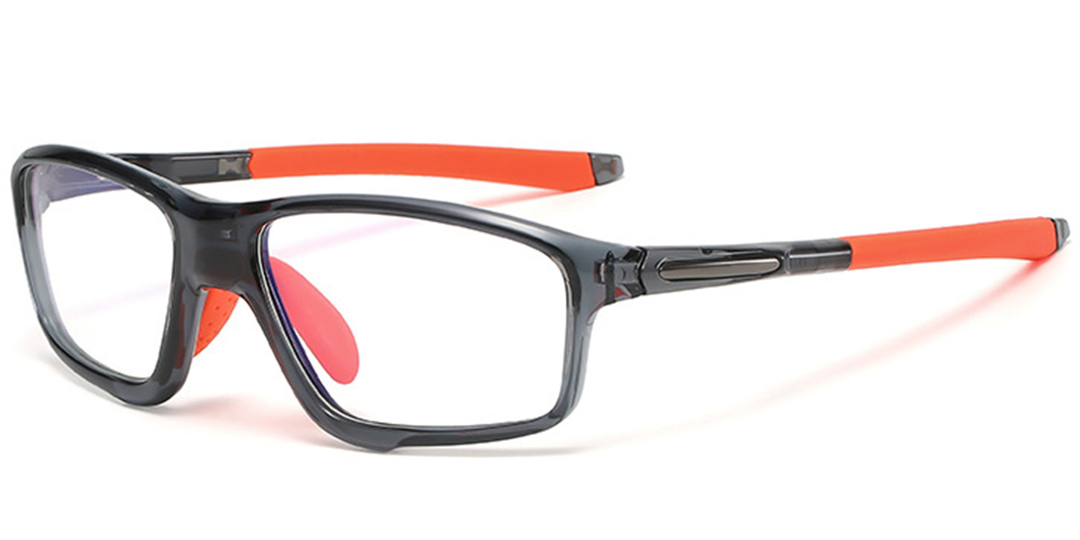 Square Frame black-orange