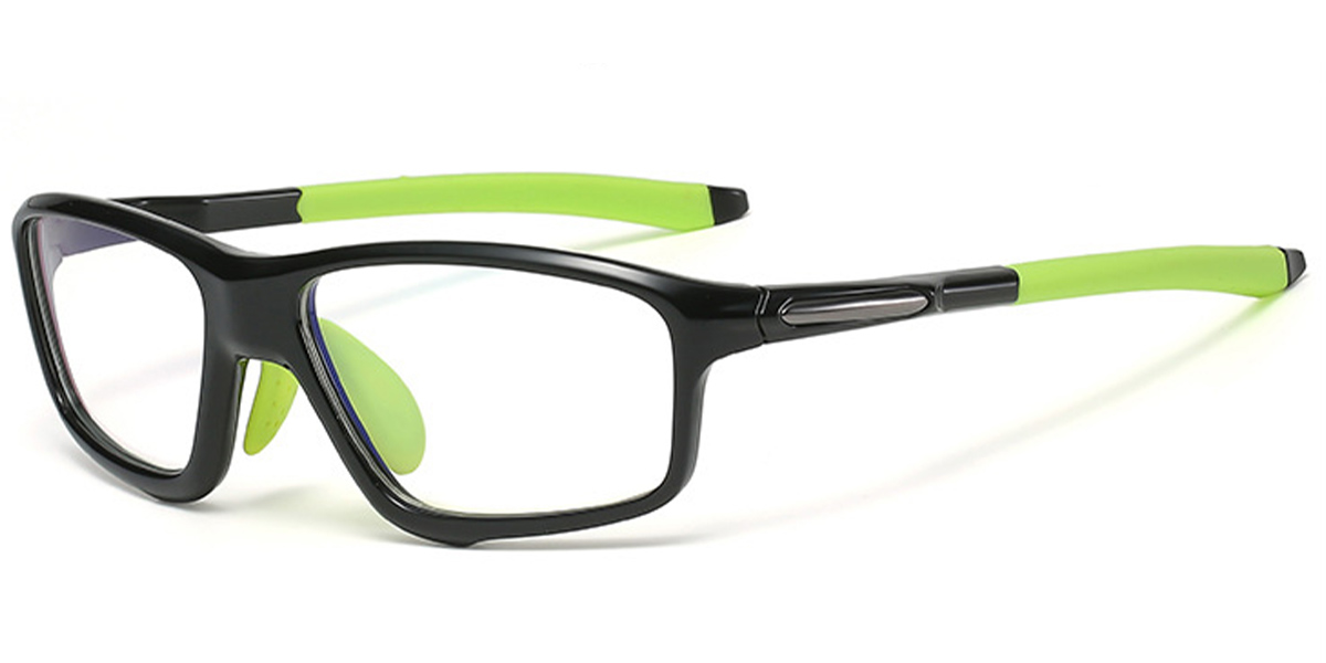 Square Frame black-green