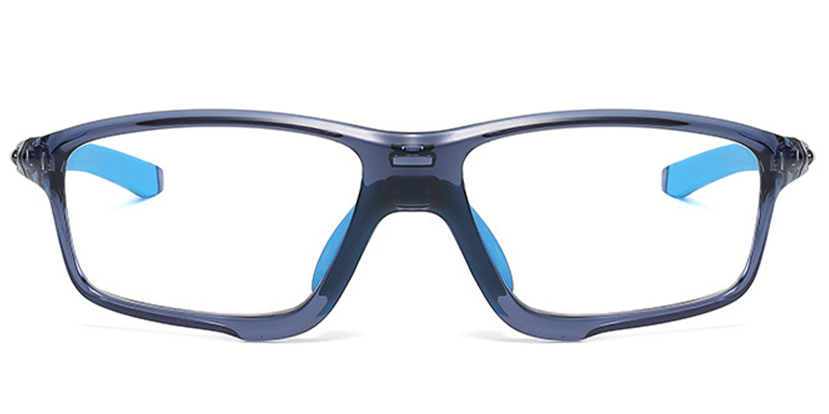 Square Frame translucent-blue