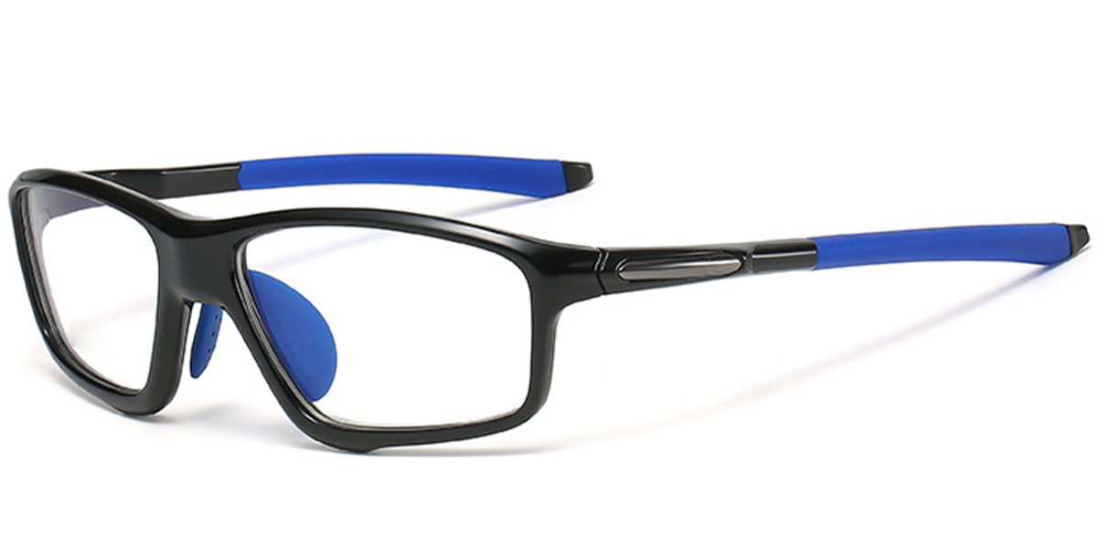 Square Frame black-blue