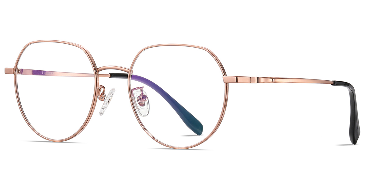 Titanium Geometric Frame rose_gold