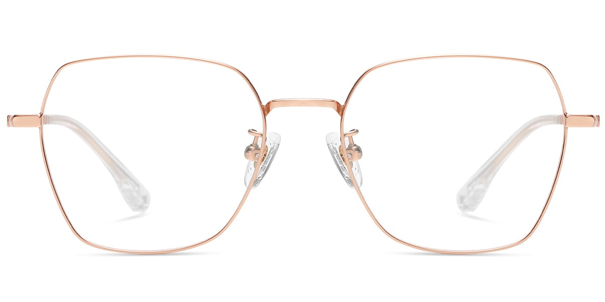 Titanium Square Frame rose_gold