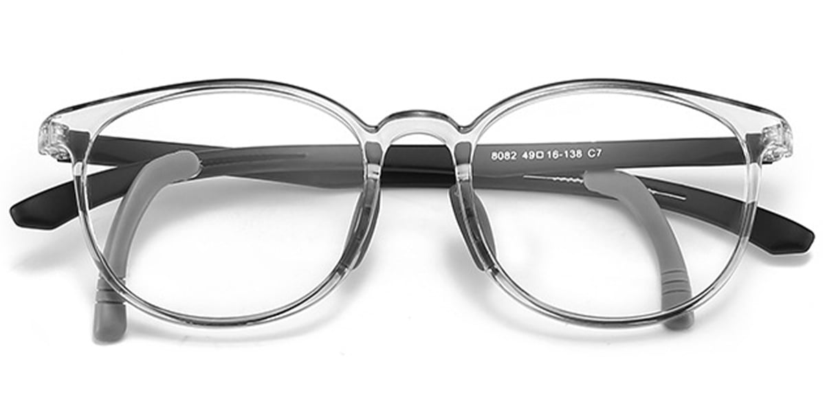 Kid's Square Frame translucent-grey