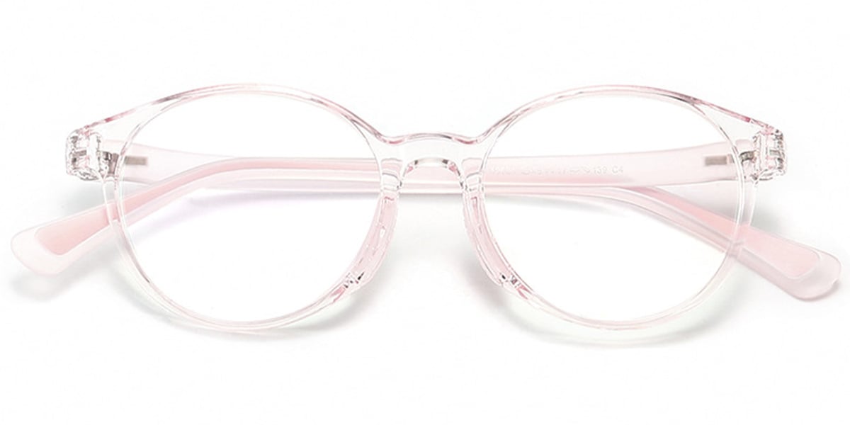 Kid's Round Frame translucent-pink