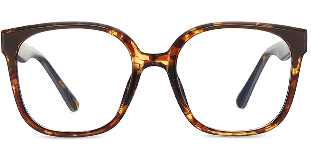 Acetate Square Frame tortoiseshell