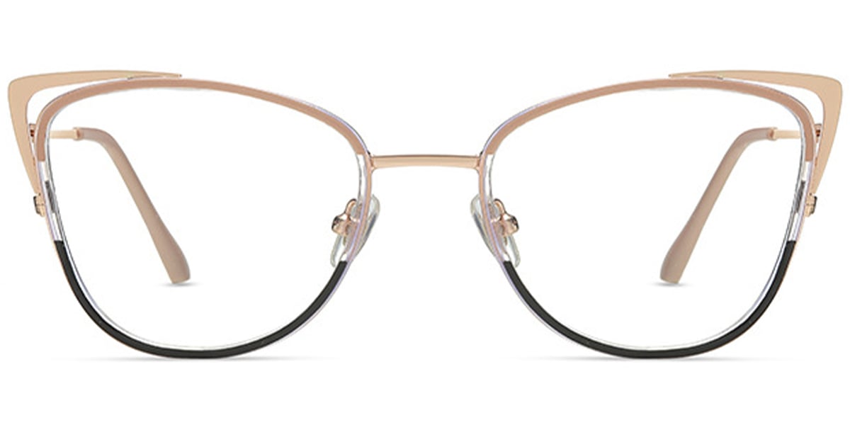 Cat Eye Frame rose_gold-brown