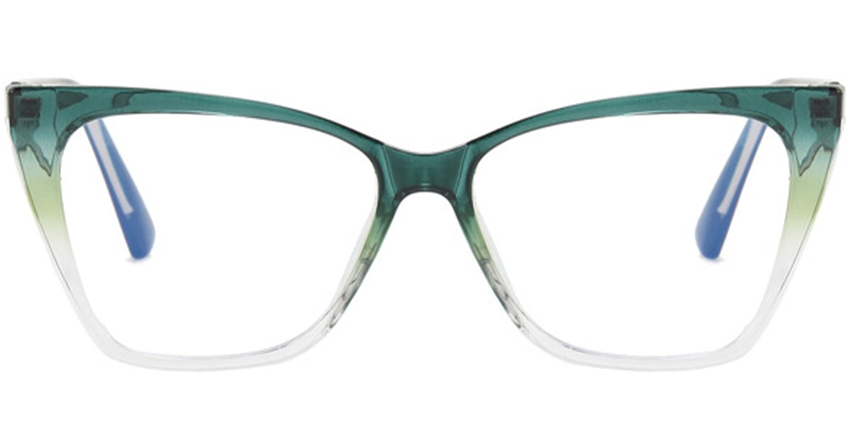 Cat Eye Frame translucent-green