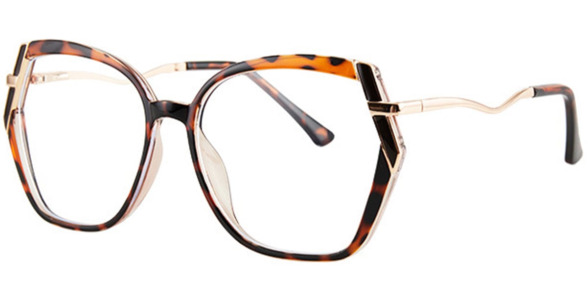 Geometric Frame tortoiseshell