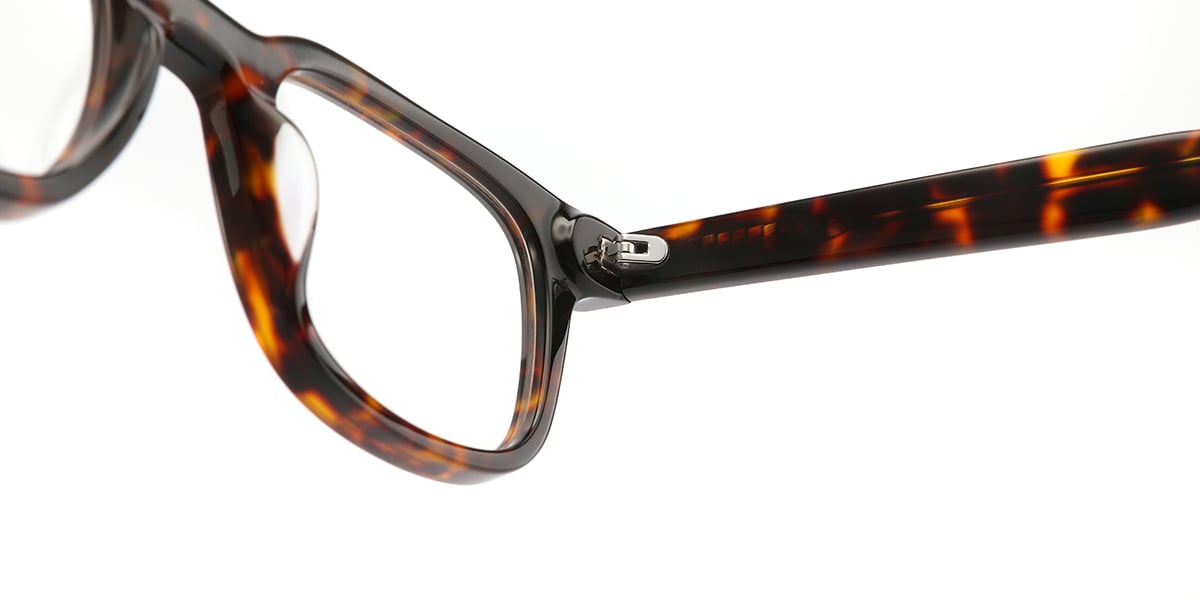 Acetate Square Frame tortoiseshell