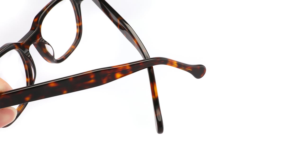 Acetate Square Frame tortoiseshell