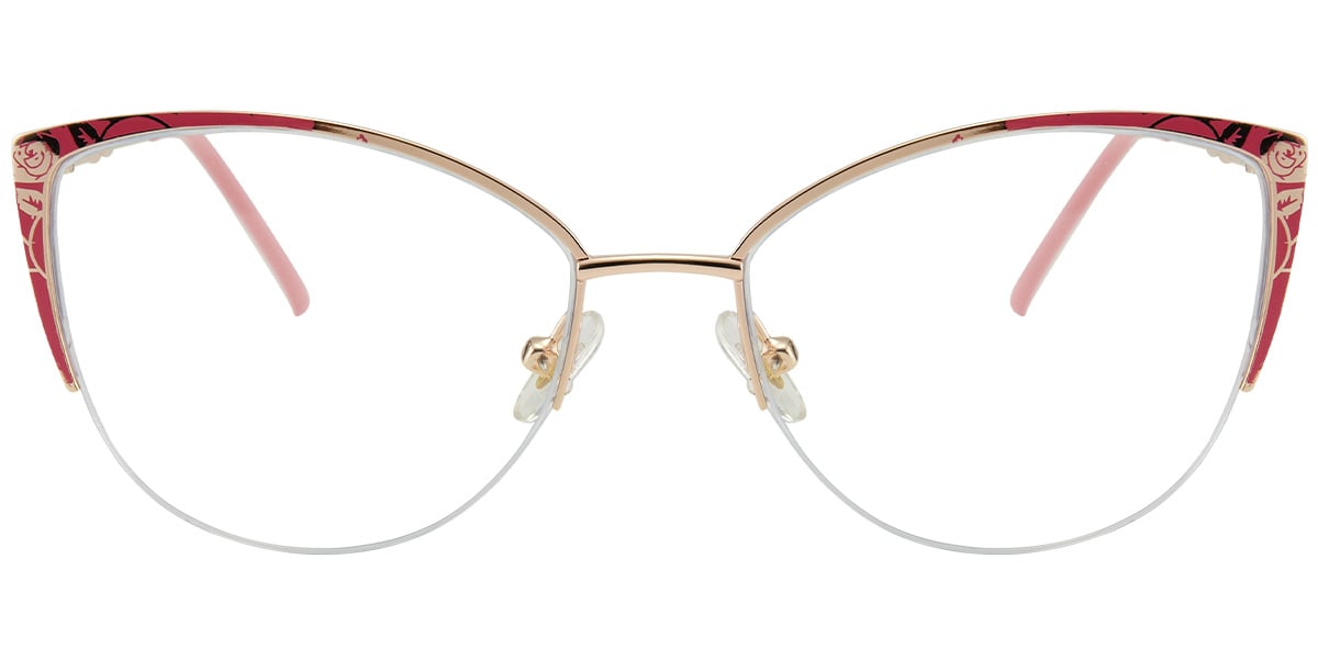 Cat Eye Frame rose_gold-pink