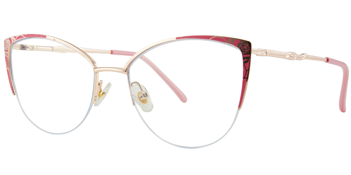 Cat Eye Frame rose_gold-pink