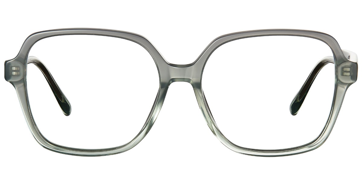 Acetate Square Frame pattern-grey